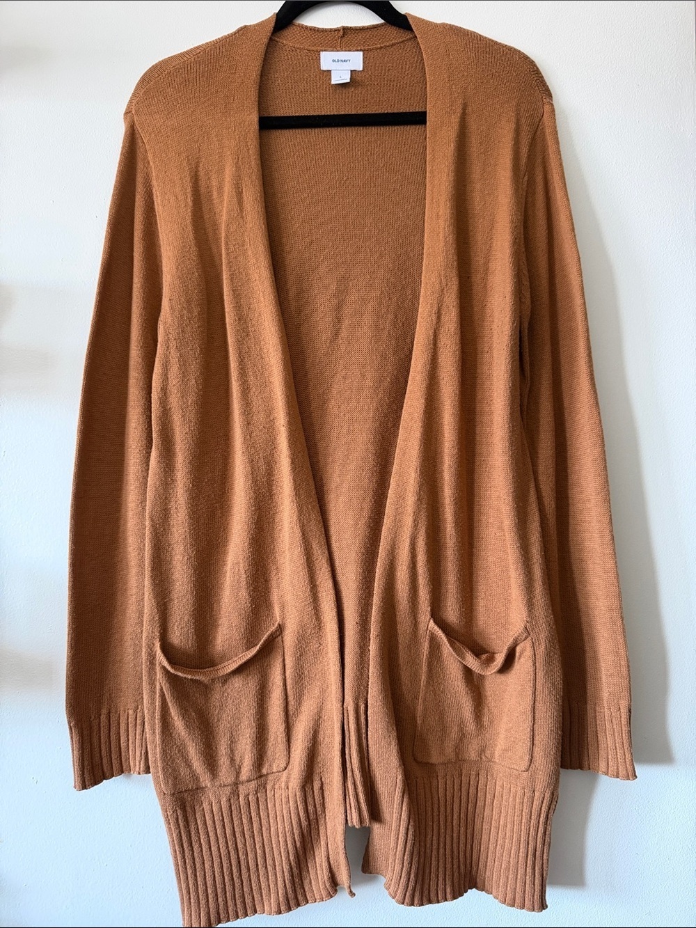 Old Navy|Open-Front Women’s Cardigan Sweater|Light Burnt Orange| Large|EUC